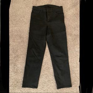 J Brand Straight Leg Black Jeans